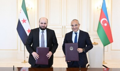 SOCAR ilə Suriya Ərəb Respublikası Hökuməti arasında Anlaşma Memorandumu imzalanıb 