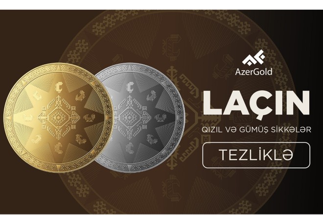 “AzerGold"un növbəti xatirə sikkəsi Laçına həsr olunacaq - FOTO