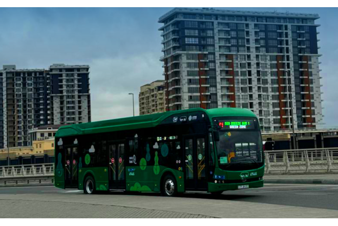 Daha bir marşrut xətti avtobusları yeniləyir 