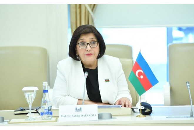 Sahibə Qafarova Türkmənistana işgüzar səfərə gedib 
