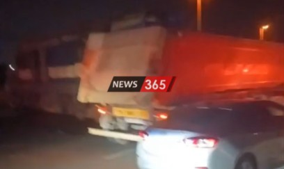 Xəzər rayonunda qatar "KamAZ"a çırpılıb - VİDEO
