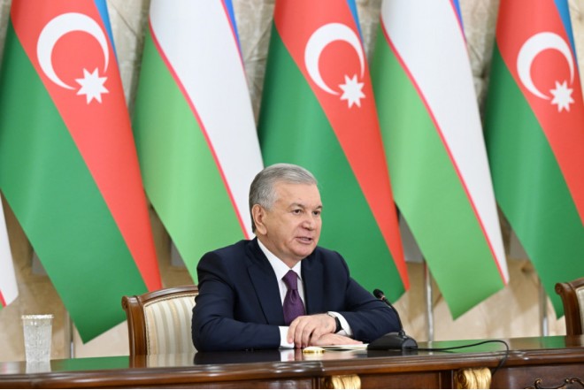 Şavkat Mirziyoyev Vaşinqton sazişi ilə bağlı Azərbaycan xalqını təbrik edib 